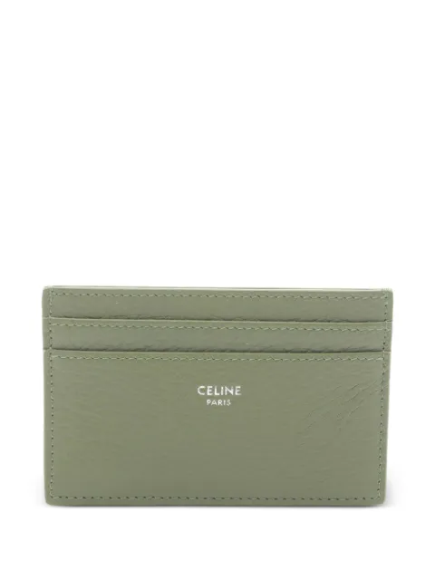 Celine Pre-Owned 2020s grained-leather card holder