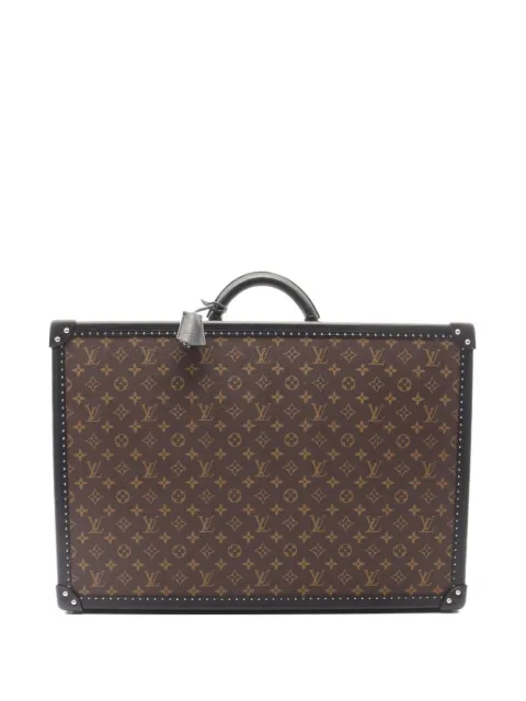 Louis Vuitton Pre-Owned 2010s Alzer 60 Monogram Macassar trunk case