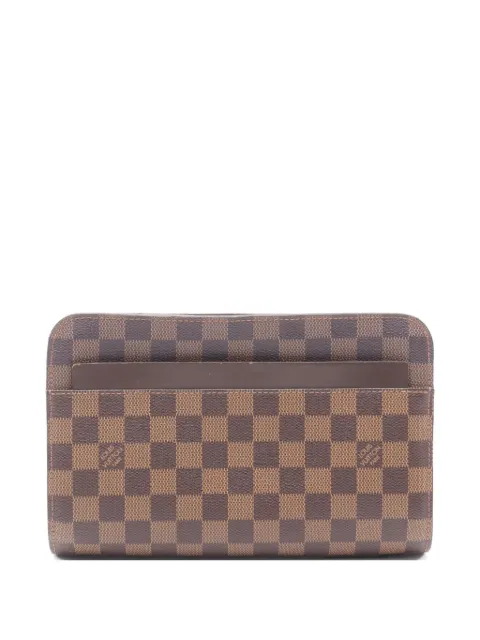 Louis Vuitton Pre-Owned 2003 Damier Ebene clutch bag