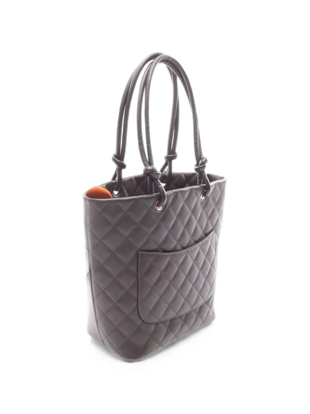 CHANEL Pre-Owned 2005-2006 medium Cambon Line tote bag - Marrone
