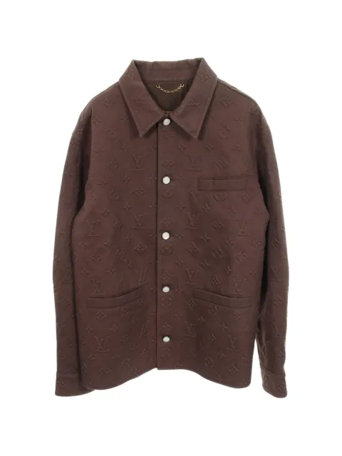 Louis Vuitton Pre-Owned 2010s Monogram embossed oversized jacket