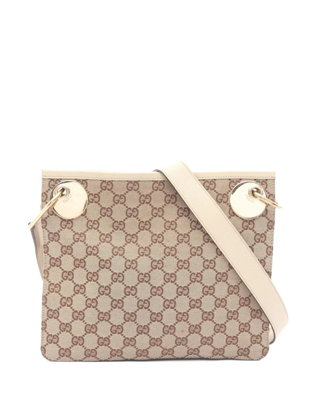 Gucci Pre-Owned 2000s GG canvas crossbody bag - Toni neutri