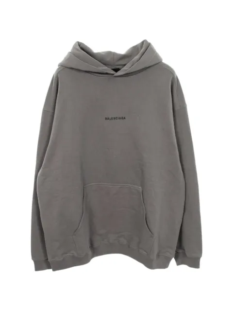 Balenciaga Pre-Owned 2010s logo embroidery hoodie