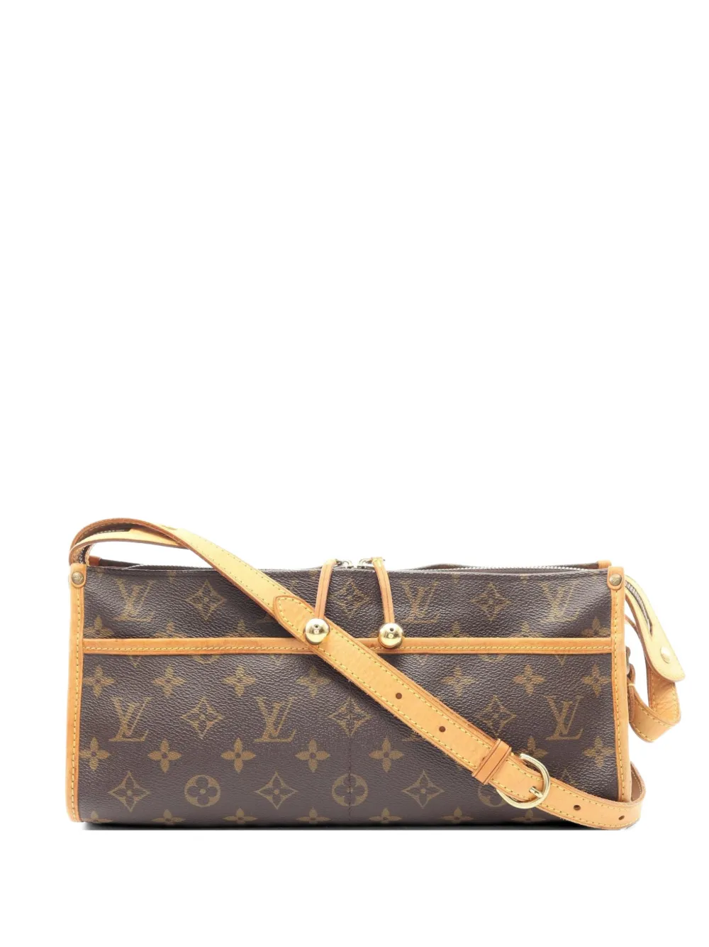 Louis Vuitton Pre-Owned 2005 long Popincourt Ron Monogram shoulder bag - Marrone