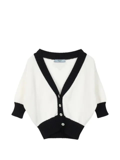 Prada Pre-Owned cárdigan con cuello en V 2010