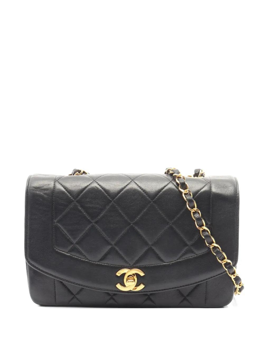 CHANEL Pre-Owned 1991-1994 matelasse Diana shoulder bag - Schwarz