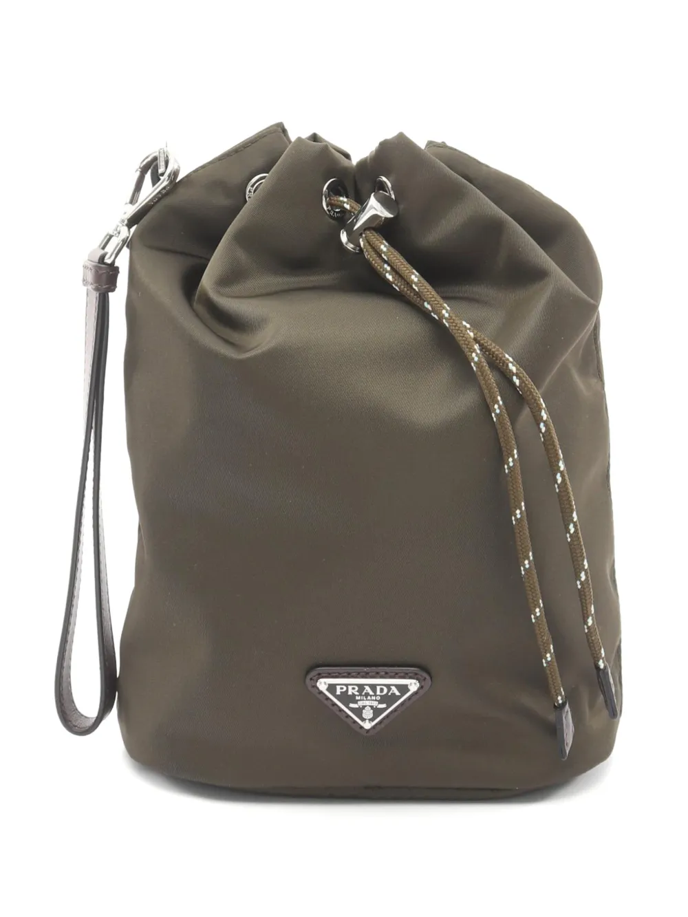 Prada Pre-Owned Tessuto Tech bag - Verde