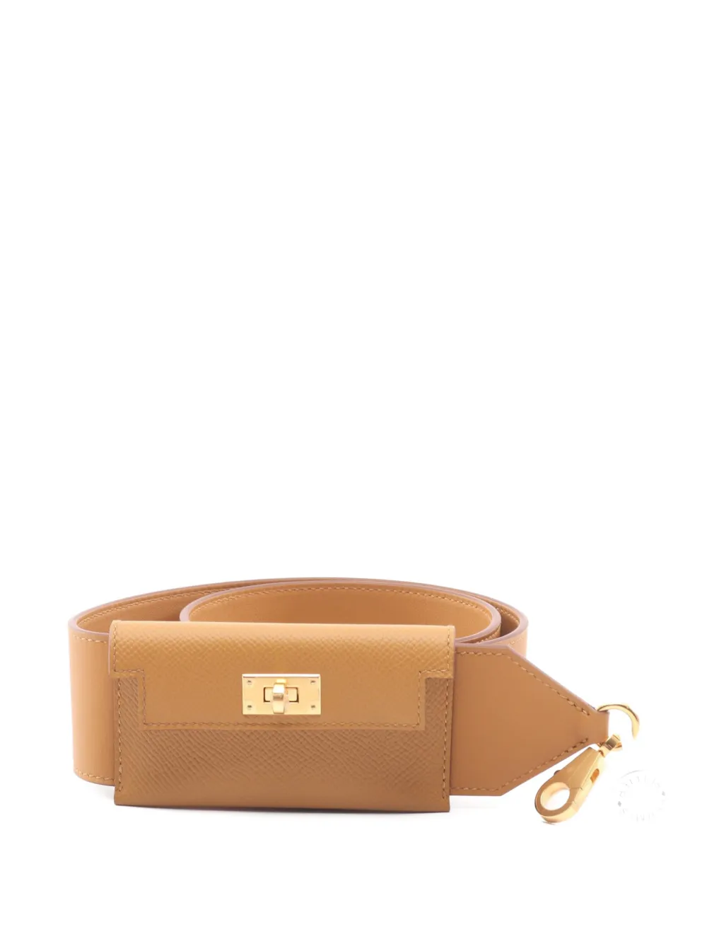 Hermès Pre-Owned 2024 Kelly Pocket Epsom-leather shoulder strap - Marrone