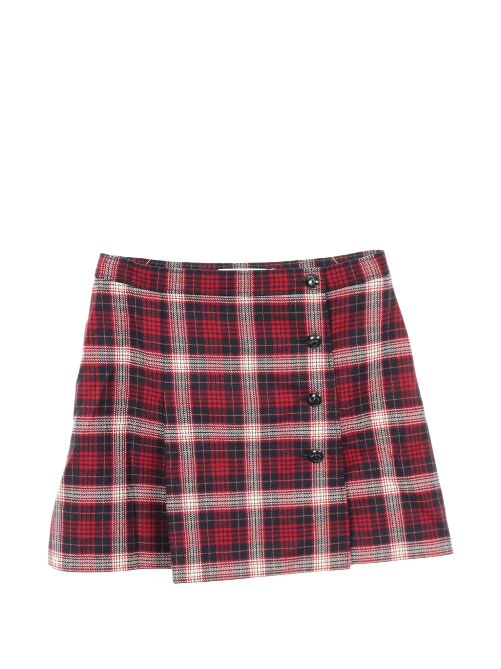 Christian Dior Pre-Owned Gonna a portafoglio tartan - Rosso