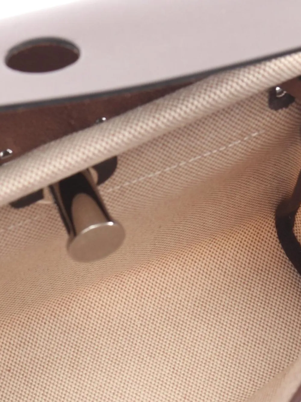 Hermès Pre-owned 2025 Mini Herbag Zip Shoulder Bag in Neutrals, view 5
