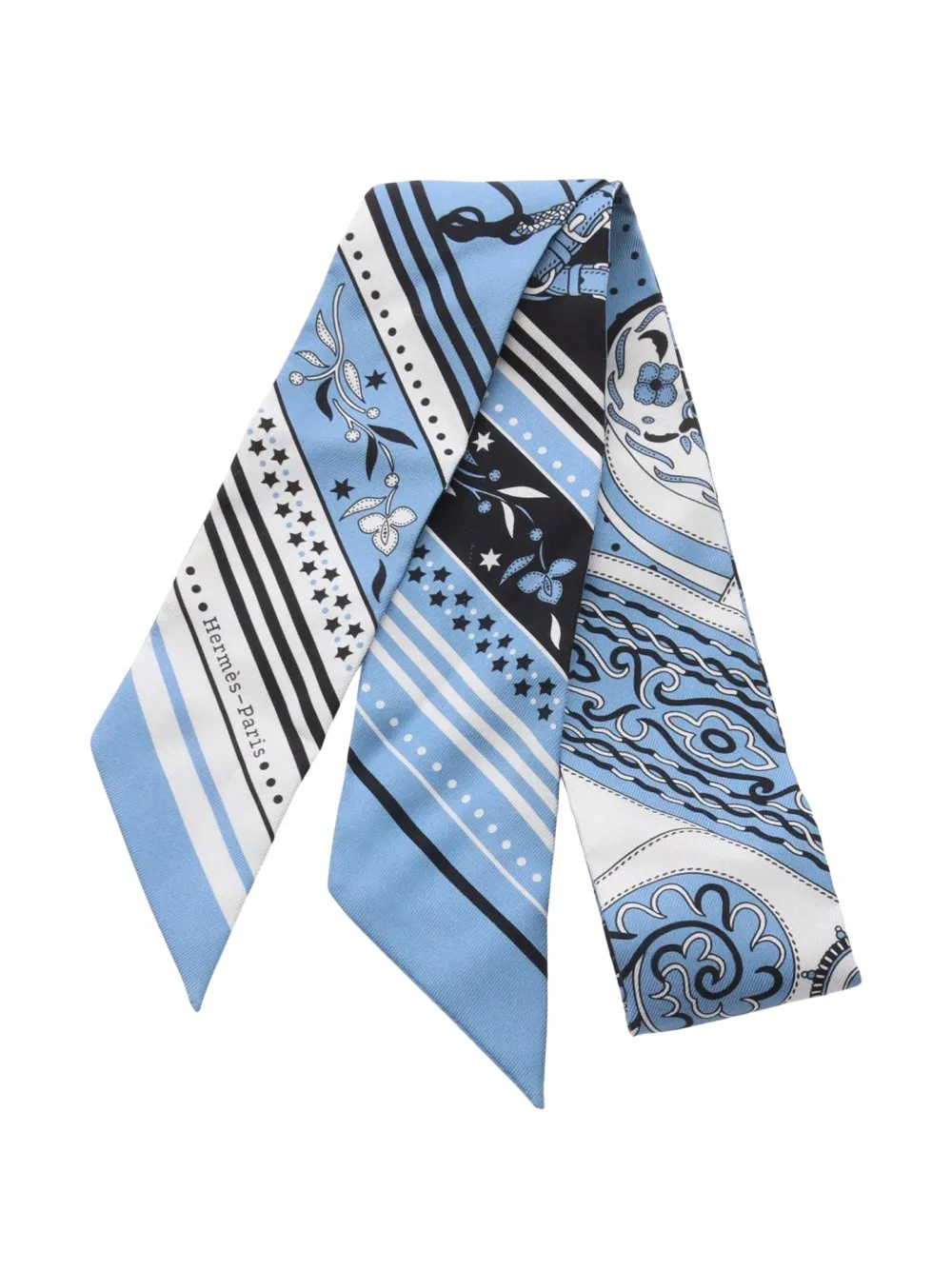 Hermès Pre-Owned 2010s Festival des Amazones Bandana scarf - Blau