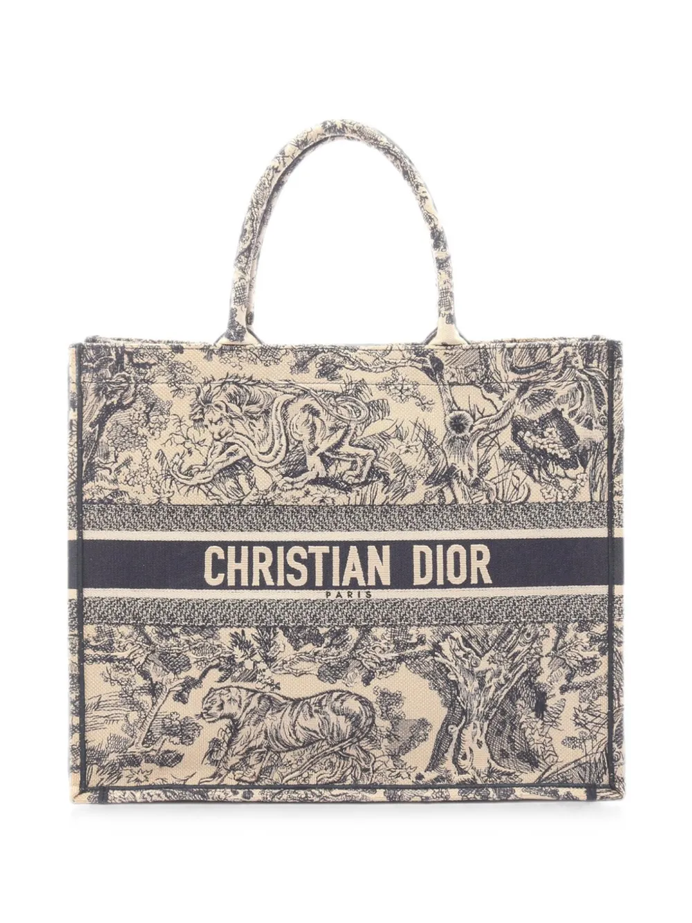Christian Dior Pre-Owned Borsa tote Book anni 2000 - Toni neutri