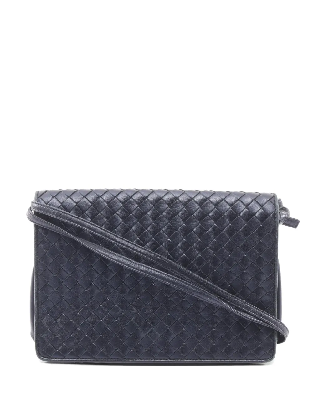 Bottega Veneta Pre-Owned 2000s Intrecciato shoulder bag - Blu
