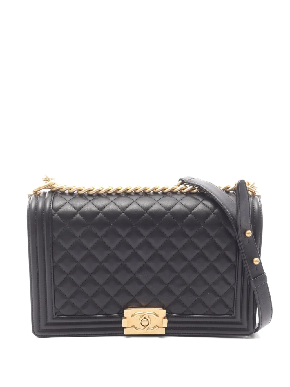 CHANEL Pre-Owned 2016-2017 Boy Chanel shoulder bag - Nero