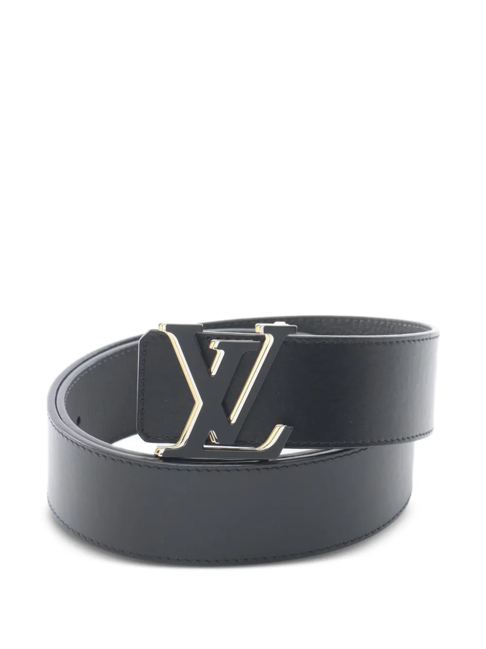 Louis Vuitton Pre-Owned 2022 LV Optic reversible leather belt - Nero
