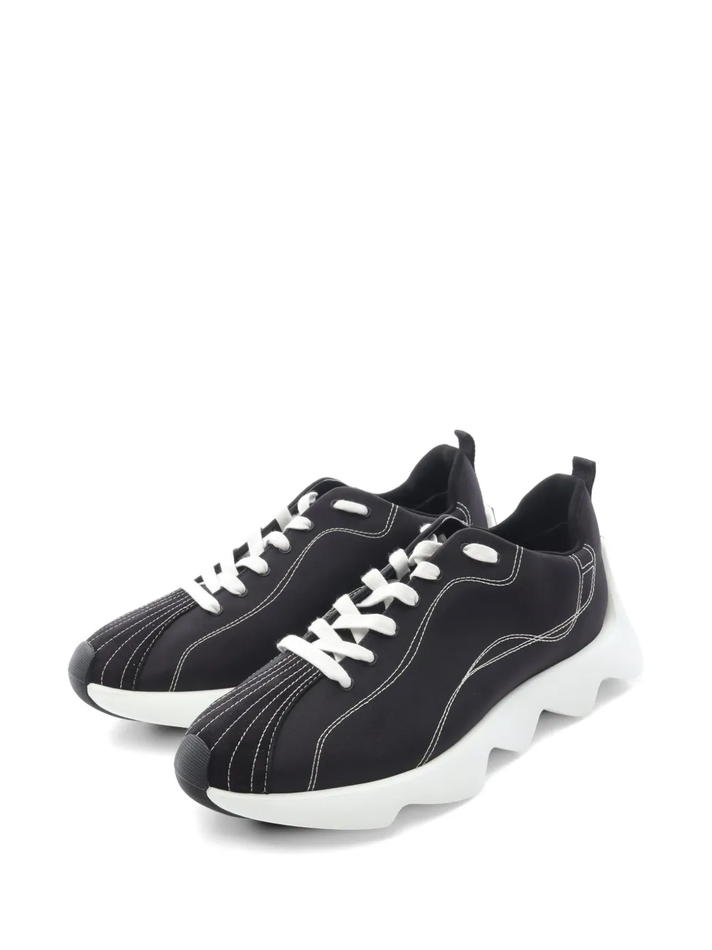 Hermès Pre-Owned Anvol contrast-stitch sneakers - Schwarz