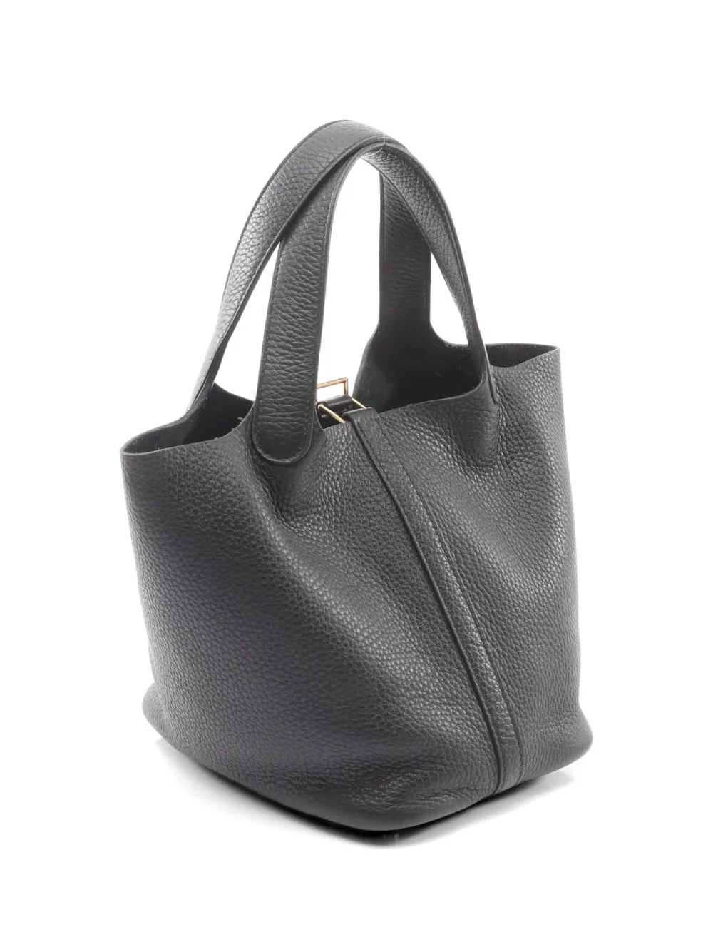 Hermès Pre-owned 2024 PM Picotin Lock Tote Bag in Black, view 2