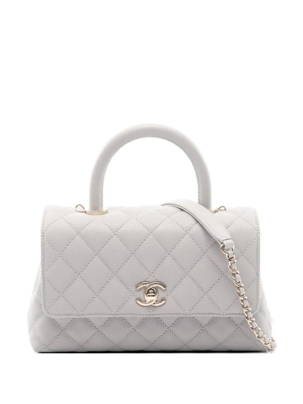 CHANEL Pre-Owned 2021s diamond-quilting tote bag - Grau