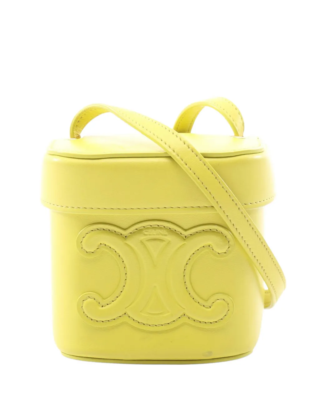 Celine Pre-Owned small Cuir Triomphe shoulder bag - Giallo
