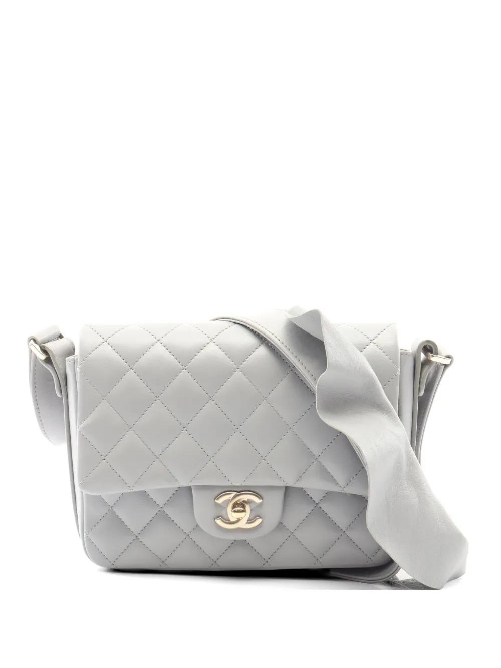 CHANEL Pre-Owned 2020-2021 Bolero Flap shoulder bag - Grey