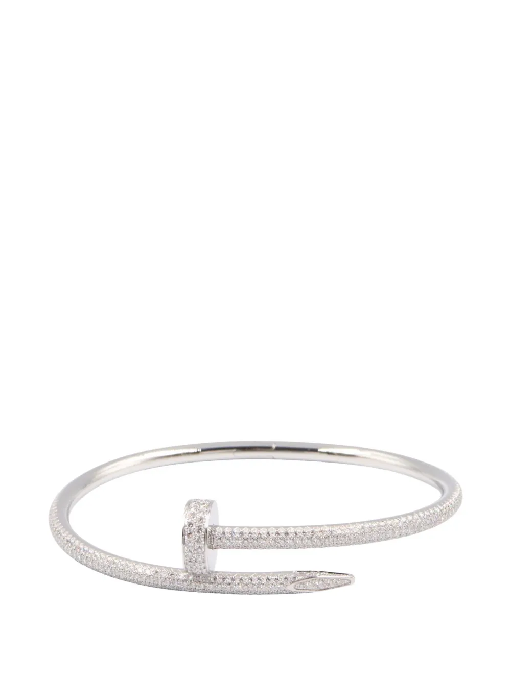 Cartier 2010s Juste un Clou diamond bracelet - Argento