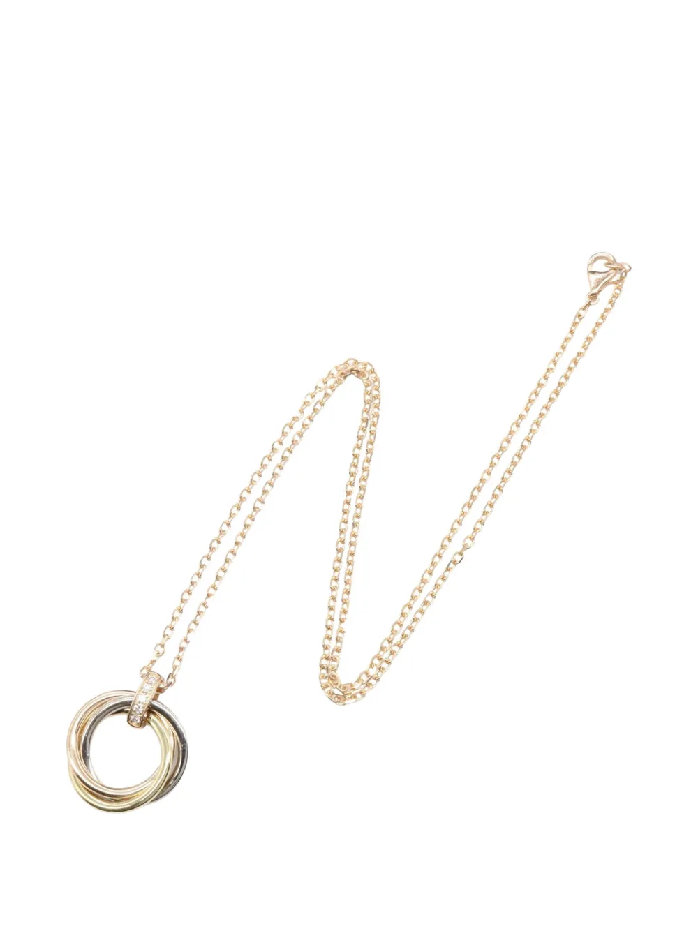 Cartier 2010s Trinity diamond necklace - Gold