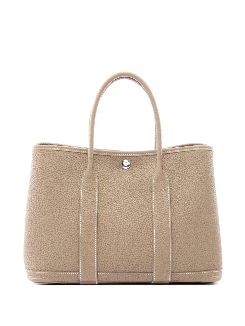 Hermès Pre-Owned 2026 TPM Garden Party Negonda-leather tote bag - Toni neutri