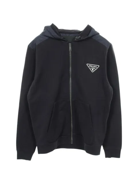 Prada Pre-Owned 2000s color-block hoodie