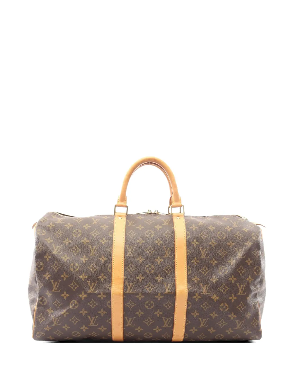 Louis Vuitton Pre-Owned 2000 50 Keepall Monogram luggage bag - Braun