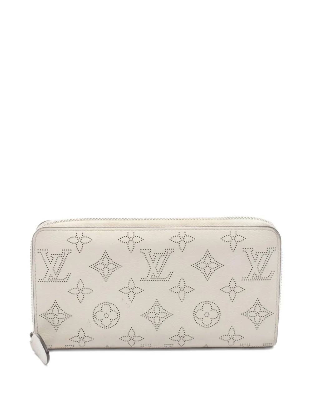 Louis Vuitton Pre-Owned 2000s Mahina Bron round-zipper leather wallet - Toni neutri