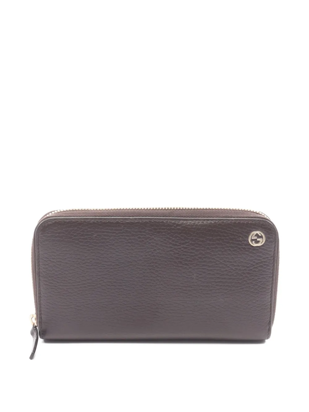 Gucci Pre-Owned 00s Interlocking G leather wallet - Braun