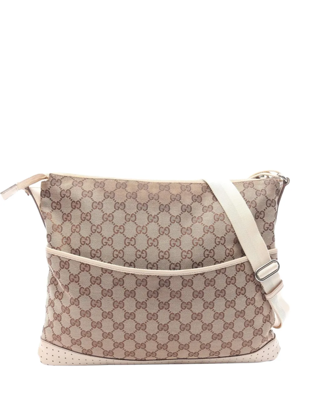 Gucci Pre-Owned 2000s GG canvas shoulder bag - Nude
