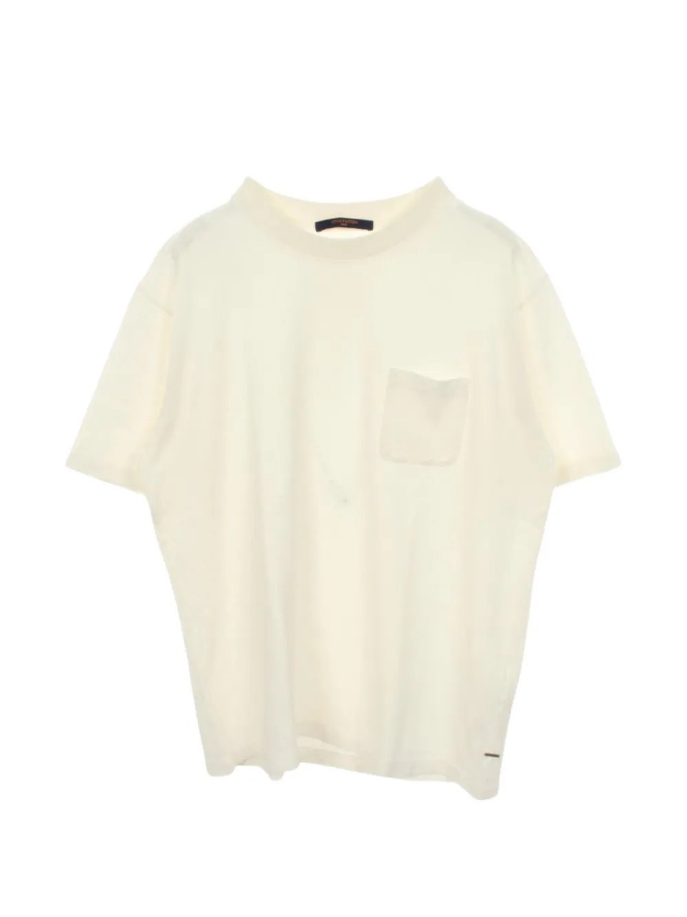 Louis Vuitton Pre-Owned 2010s Damier pocket T-shirt - Toni neutri