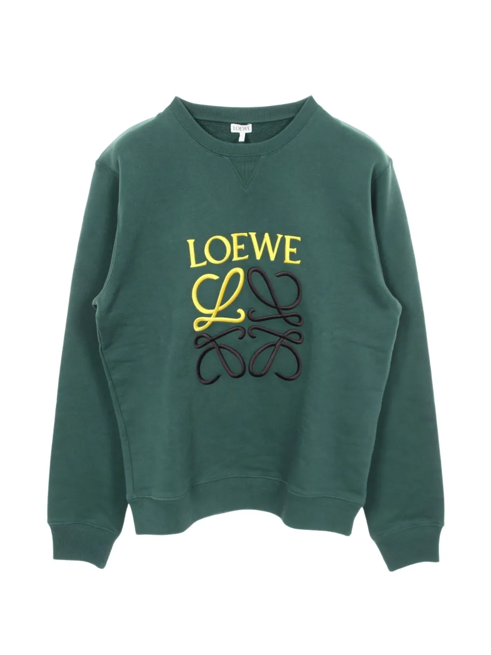 Loewe Pre-Owned 2010s Anagram embroidery sweatshirt - Verde