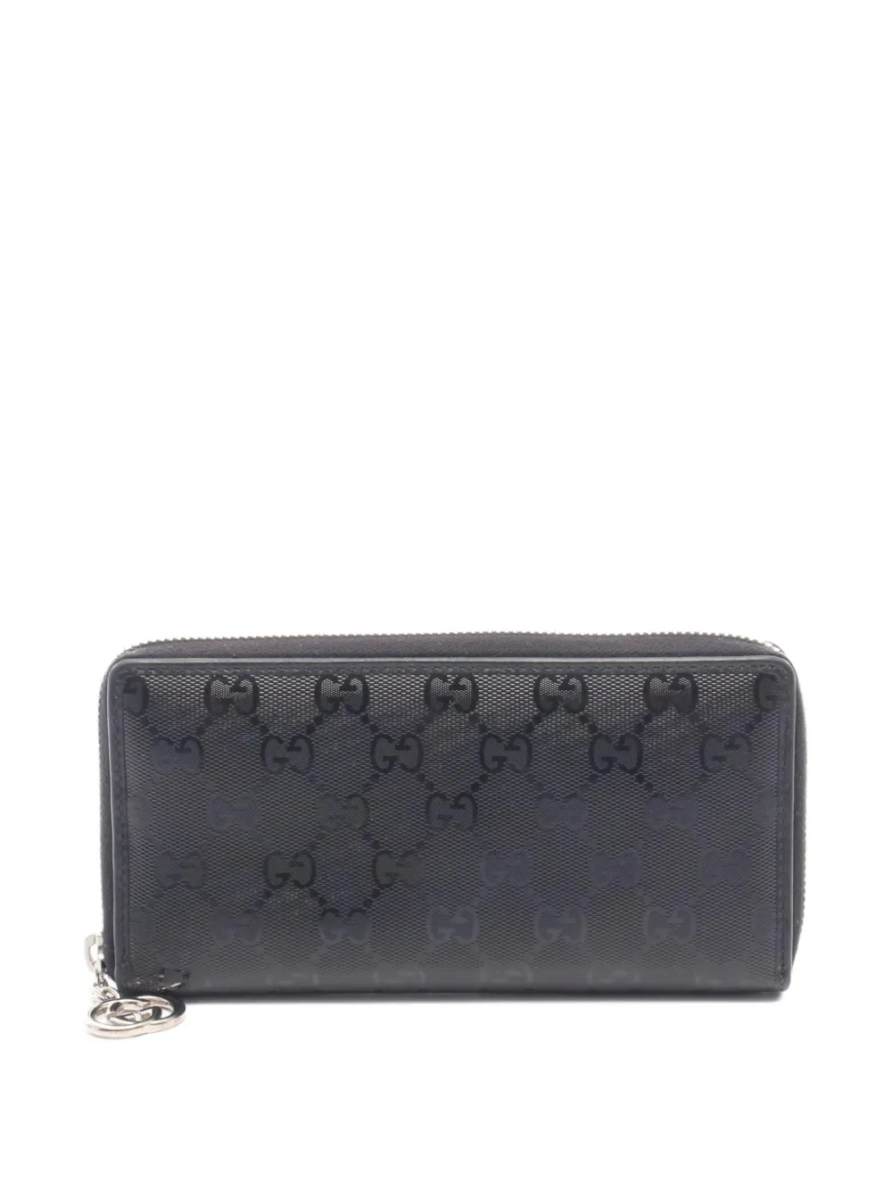 Gucci Pre-Owned 2000s GG Imprime long wallet - Schwarz