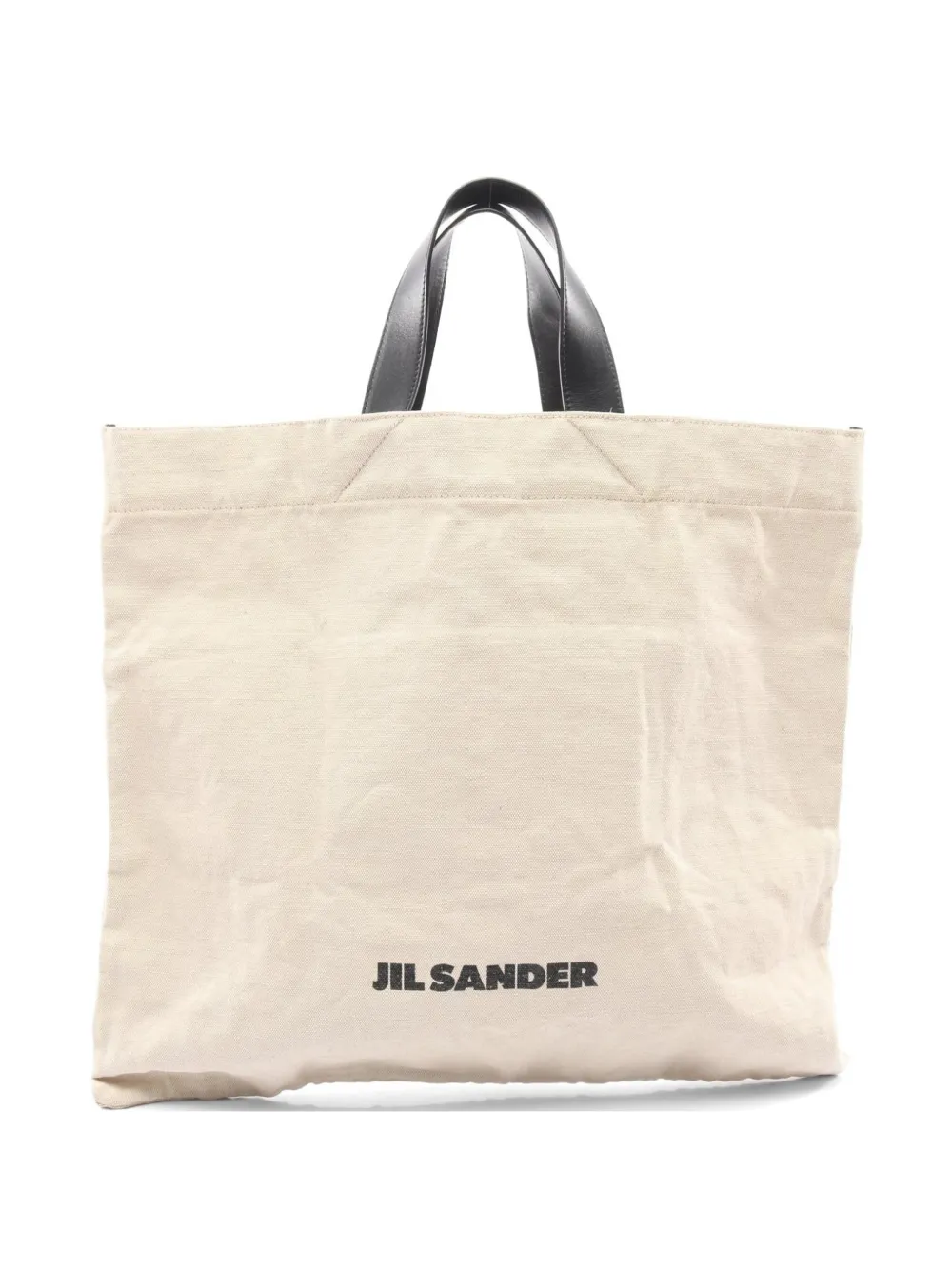 Jil Sander Pre-Owned 2010s flat shopper tote bag - Toni neutri