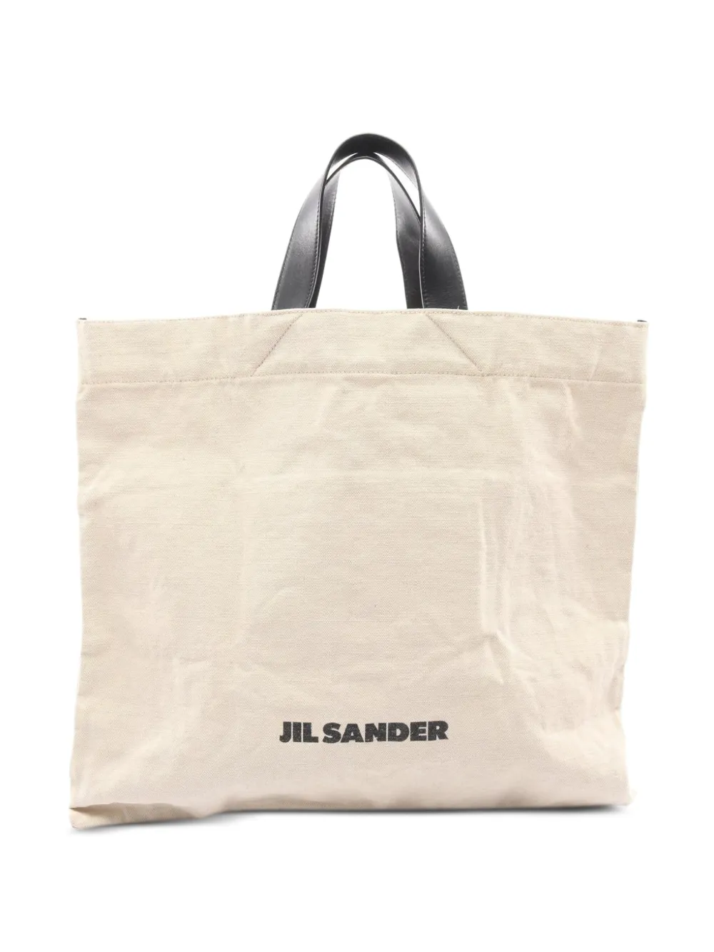 Jil Sander Pre-Owned 2010s flat shopper tote bag - Toni neutri