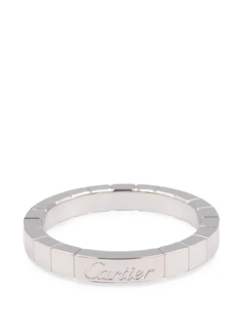 Cartier 2010s Laniere engraved-logo ring