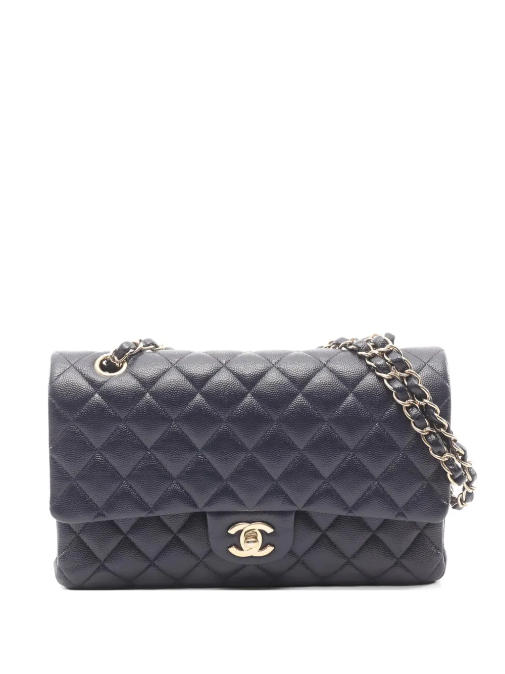 CHANEL Pre-Owned 2021 matelassé Caviar shoulder bag - Blau