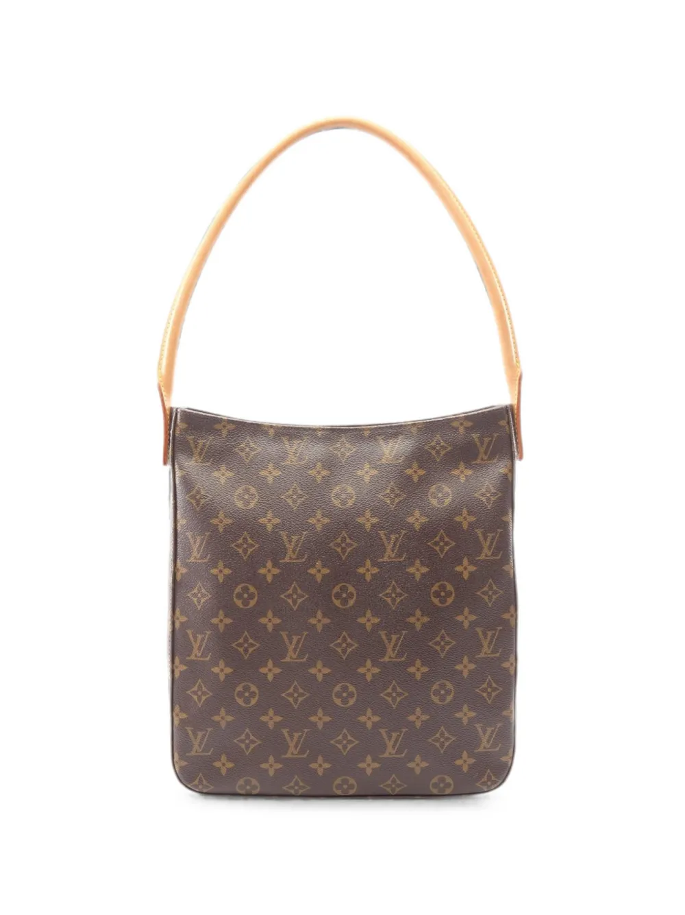 Louis Vuitton Pre-Owned Borsa a spalla Looping GM con monogramma 2002 - Marrone