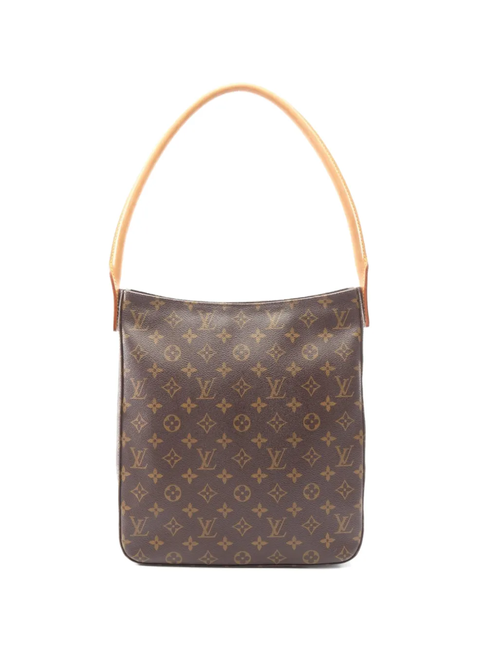 Louis Vuitton Pre-Owned Borsa a spalla Looping GM con monogramma 2002 - Marrone