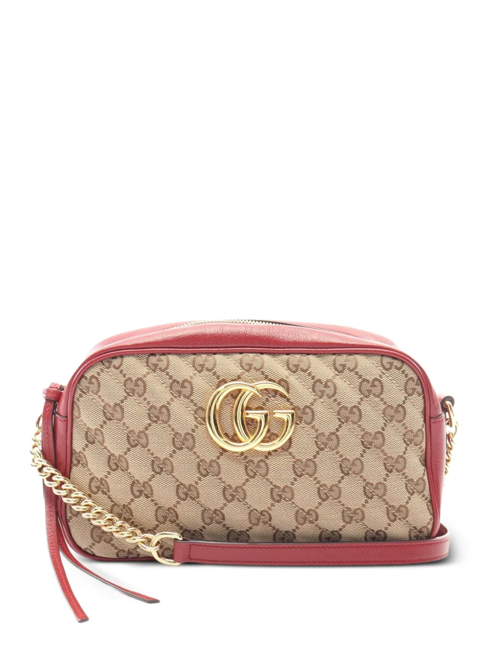 Gucci Pre-Owned 2010s GG Marmont chain shoulder bag - Toni neutri