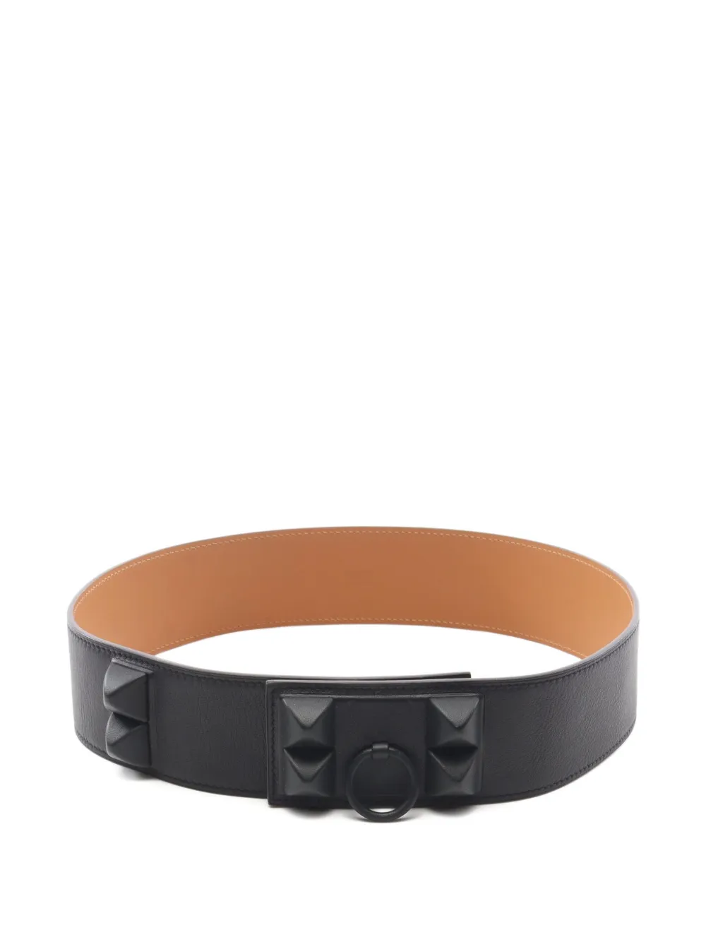 Hermès Pre-Owned 2009 Corridian leather belt - Black