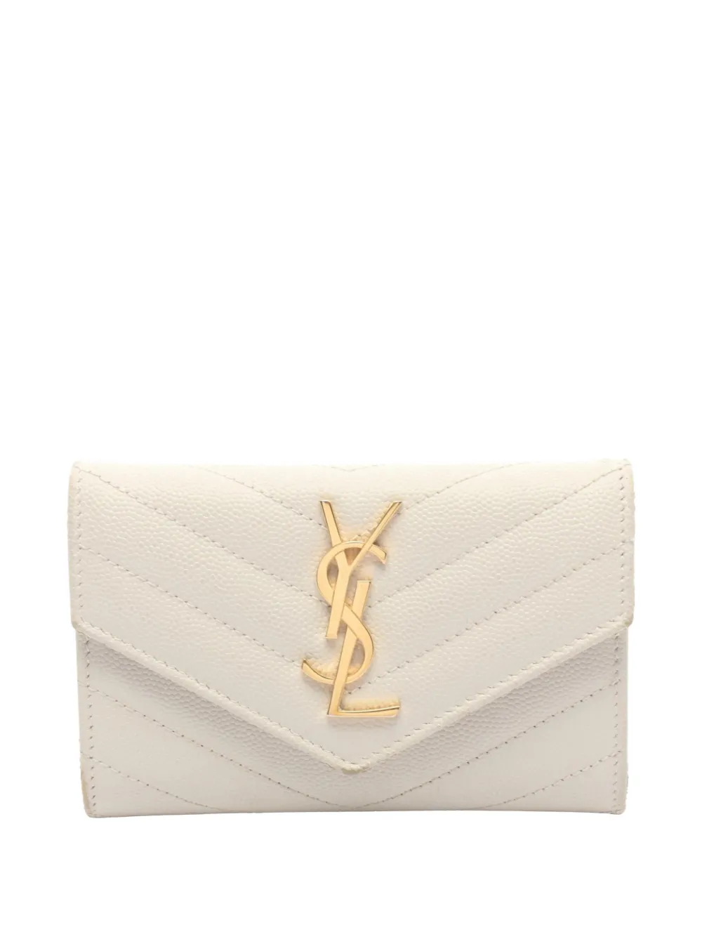 Saint Laurent Pre-Owned 2000s Monogram envelope wallet - Toni neutri