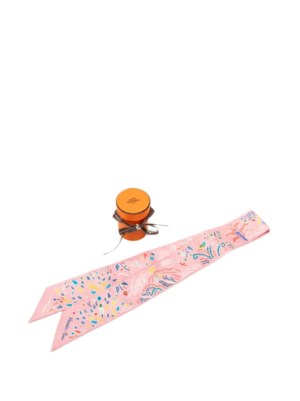 Hermès Pre-Owned 2010-2026 Isola Di Primavera ツイリー シルク