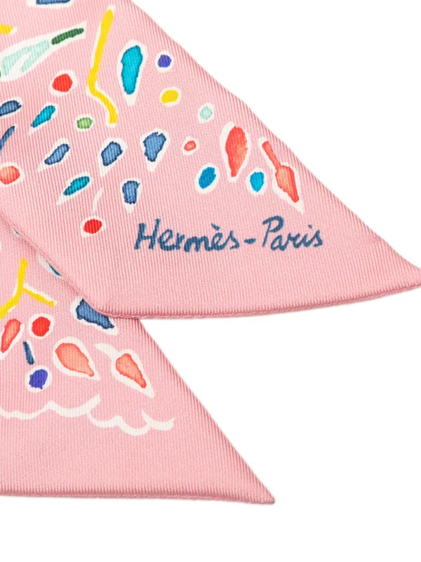 Hermès Pre-Owned 2010-2026 Isola Di Primavera ツイリー シルク