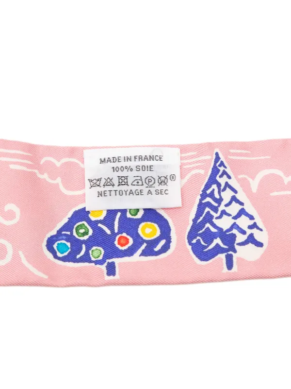 Hermès Pre-Owned 2010-2026 Isola Di Primavera ツイリー シルク