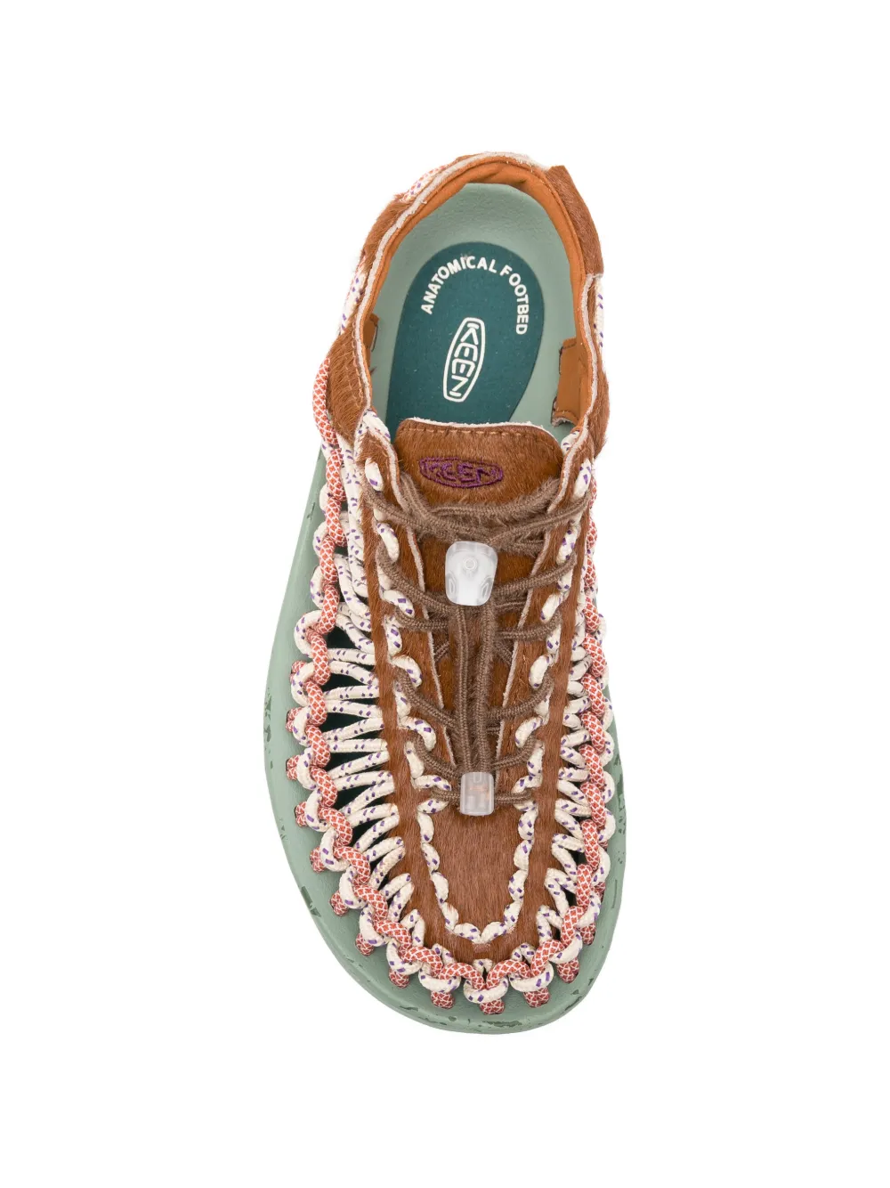 KEEN FOOTWEAR Uneek Lea cord-embellished sandals Bruin