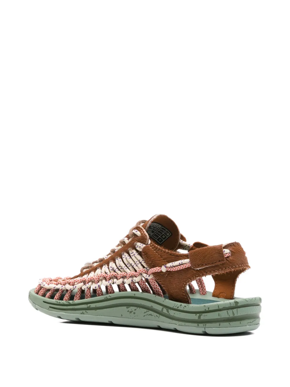 KEEN FOOTWEAR Uneek Lea cord-embellished sandals Bruin