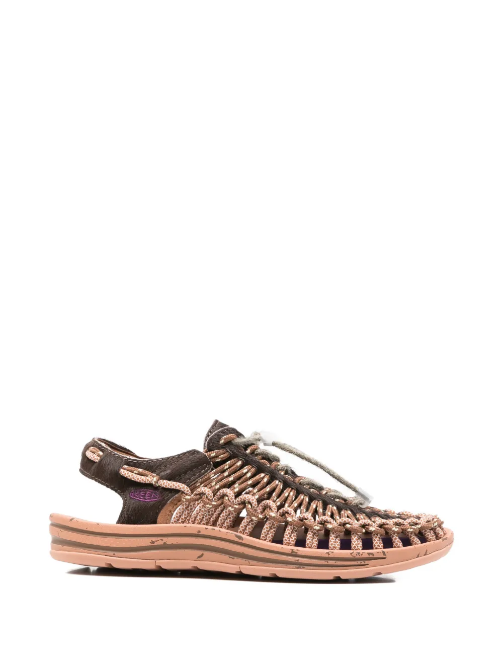 KEEN FOOTWEAR Uneek Lea braided sandals - Marrone